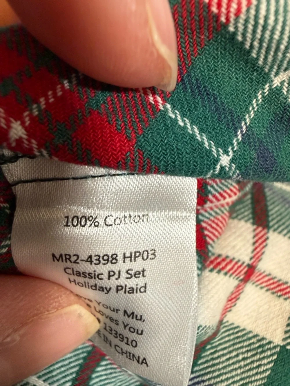 Show Me Your Mumu Holiday Plaid Pajama Set XS Christmas Cozy Lounge Matching Set
